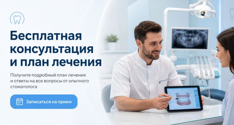 Бесплатная консультация и план лечения